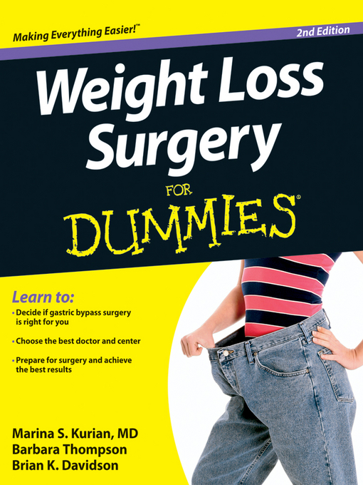 Détails du titre pour Weight Loss Surgery For Dummies par Marina S. Kurian - Disponible